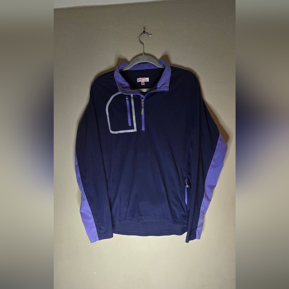 Peter Millar Soft Shield Half Zip Pullover Size L… - image 2